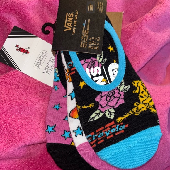 Vans Multicolor No-Show Socks for teen / woman 6.5-10 nwt - Picture 1 of 8